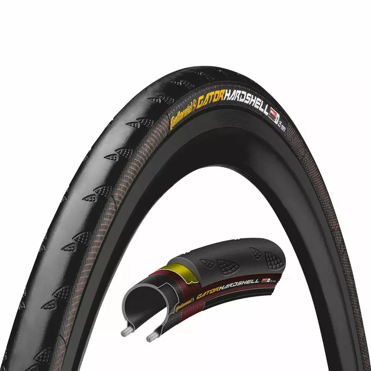 Ulkorengas 28" CONTINENTAL GatorHardshell 25-622 musta, taitettava - Polkupyörän ulkorenkaat - 0100313 - 1