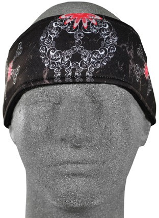 Hikinauha Filagree Skull - Neopreenimaskit ja huivit - HB674 - 1