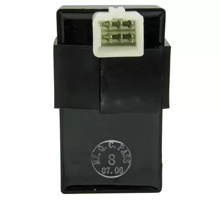 CDI-Laite, 1-napainen pistoke, Kiina-skootterit 4-T 50cc - Mopon CDI-laitteet - 303-0244 - 2