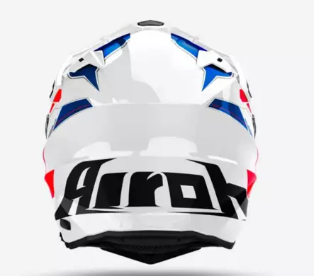 Crossikypärä Airoh Commander 2 Reveal sininen/punainen - Adventure-kypärät - 57-24144 - 2