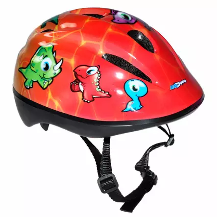 Lasten pyöräilykypärä Kidzamo jurassic jr 46-53 cm, punainen - Pyöräilykypärät - 68704 - 1