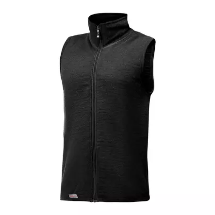 Liivi Woolpower Vest 400, musta - Alusasut ja kerrastot - 582-724404 - 2