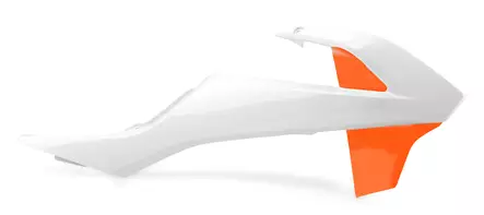 Polisport jäähdyttimen suojat KTM SX65 (16-23) OEM 2019, Valkoinen KTM/Oranssi KTM - Crossipyörän jäähdyttäjän ritilät - 176-8417900004 - 1