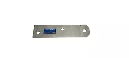 Qvarken Suora nivelteräs 340x80x8mm, kuumasinkittyä terästä - Veneen ankkuritarvikkeet - 103-20-0004 - 1