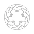 Brembo Jarrulevy Serie Oro - Moottoripyörän jarrulevyt - 232-68B40744 - 1
