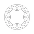 Brembo Jarrulevy Serie Oro - Moottoripyörän jarrulevyt - 232-68B40754 - 1