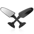 CHAFT RETRO SPORT SERIE katepeilit, musta - Moottoripyörän peilit - IN314 - 1