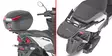 Givi REAR RACK SUZUKI AVENIS 125 (2023) - Moottoripyörän laukkujen kiinnikesarjat - 322-SR3124 - 1