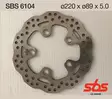 SBS Jarrulevy Upgrade - Moottoripyörän jarrulevyt - 230-6104 - 1