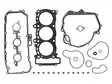 Sno-X Täydellinen tiivistesarja Yamaha RS Vector 973 - Moottorikelkan täydelliset tiivistesarja - 89-711314 - 2