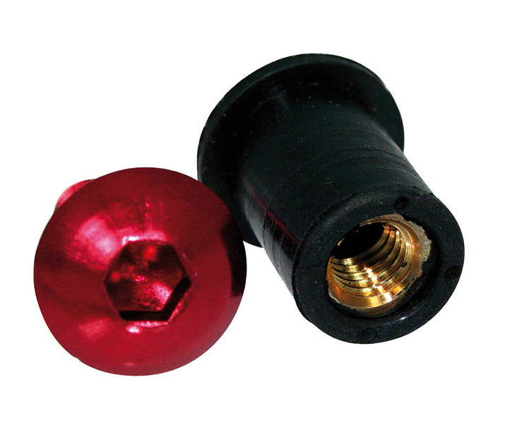 CHAFT ALUMIINISET KATERUUVIT 8KPL, PUNAINEN - Tarvikkeet - IN414 - 1