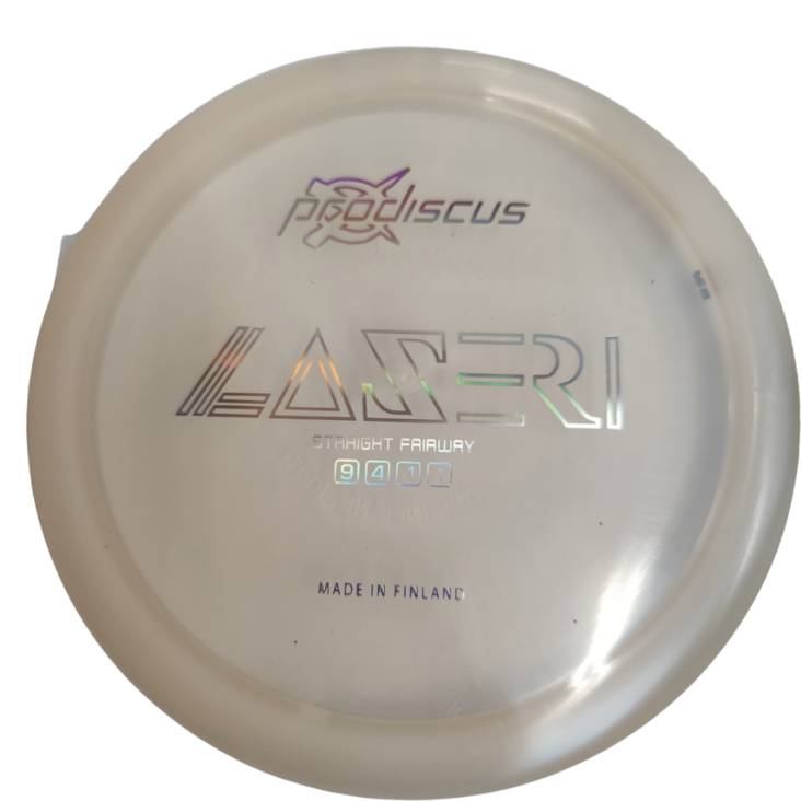 Frisbeegolfkiekko Prodiscus Premium LASERi, valkoinen - Väylädraiverit - Prd204-4 - 1