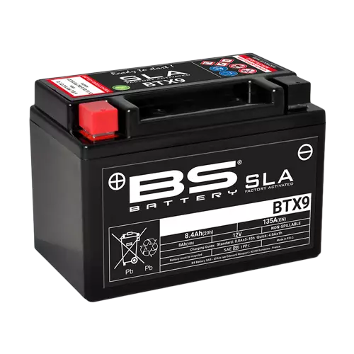 BS Battery BTX9 (FA) SLA - Sealed & Activated - BS akut - 140-300674 - 1