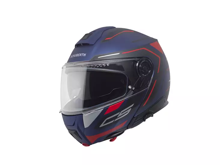 Moottoripyöräkypärä Schuberth C5 Omega, sininen - Avattavat- ja avokypärät - 51-2504 - 1