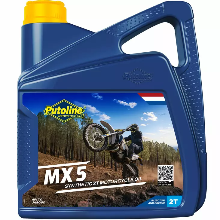 Putoline MX5 Moottoriöljy 4L - 2T Moottoriöljyt - 554-70274 - 1
