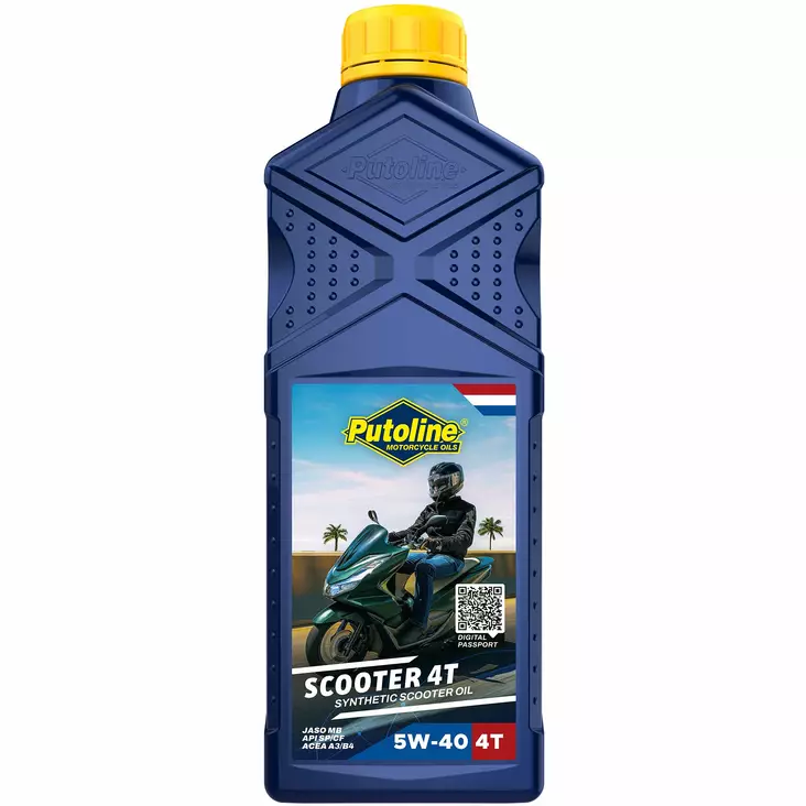Putoline Scooter 4T 5W-40 Moottoriöljy 1L - 4-T Moottoriöljyt - 554-70424 - 1