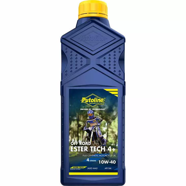 Putoline Ester Tech Off Road 4+ 10W-40 Moottoriöljy 1L - 4-T Moottoriöljyt - 554-70634 - 1