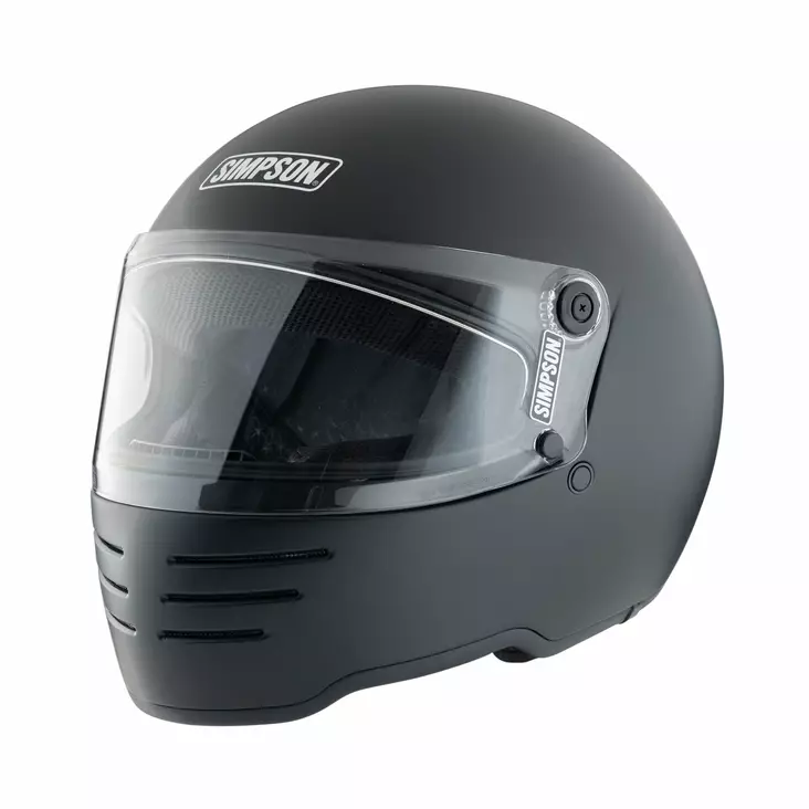 MP-kypärä SIMPSON M62 Solid, mattamusta - Umpikypärät - 638-2624 - 1