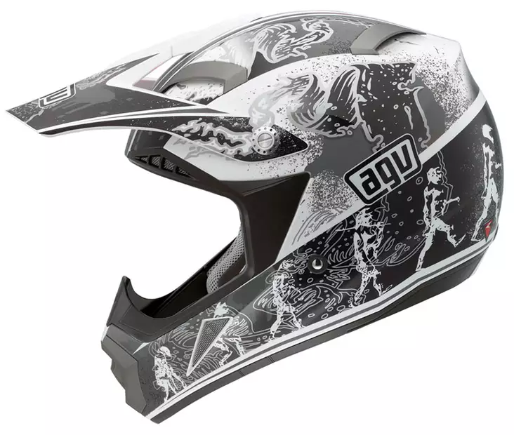 AGV kypärä MT-X Evolution white/silver - Crossikypärät - 60-1256-4 - 2