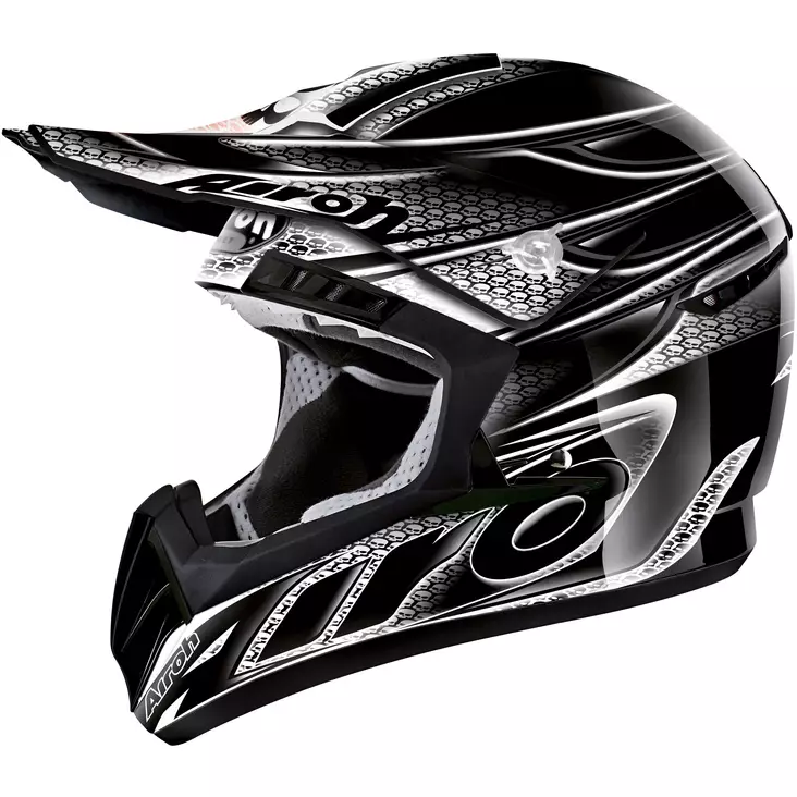 Airoh kypärä, CR901 Linear kiiltävä musta - Crossikypärät - 57-4031-4 - 2