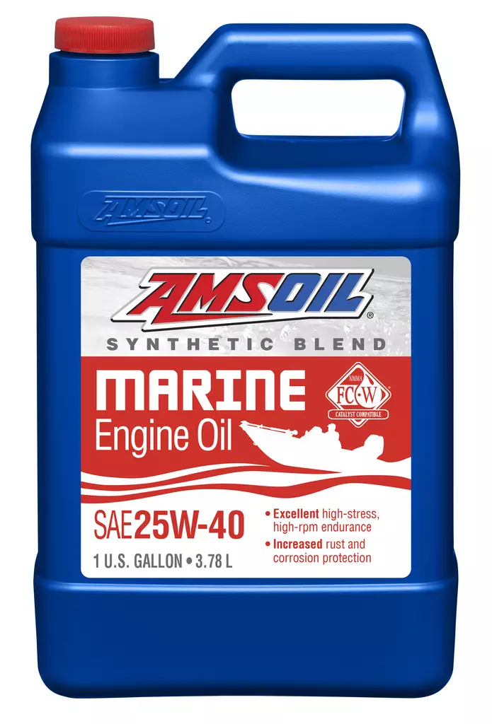 Amsoil 25W-40 Synthetic-Blend Marine Eng - Marineöljyt - 55-652-004 - 1