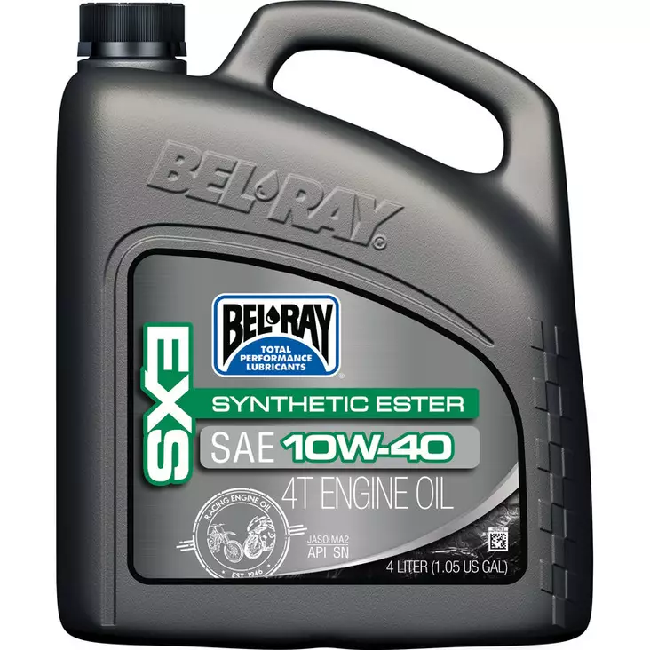 Bel-Ray EXS Full Synthetic Ester 4T Engine Oil 10W-40 4L - 4-T Moottoriöljyt - 55-931-004 - 2