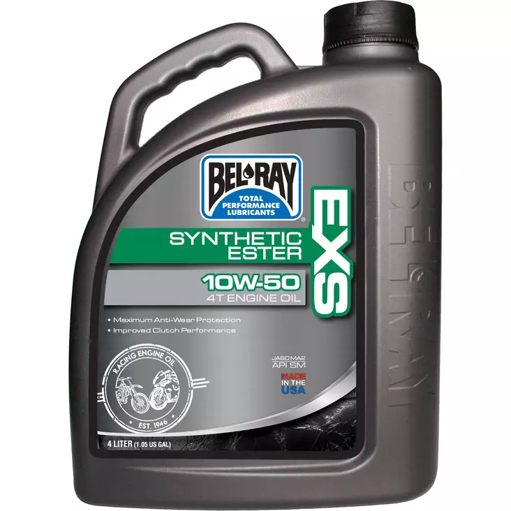 Bel-Ray EXS Full Synthetic Ester 4T Engine Oil 10W-50 4L - 4-T Moottoriöljyt - 55-815-004 - 1