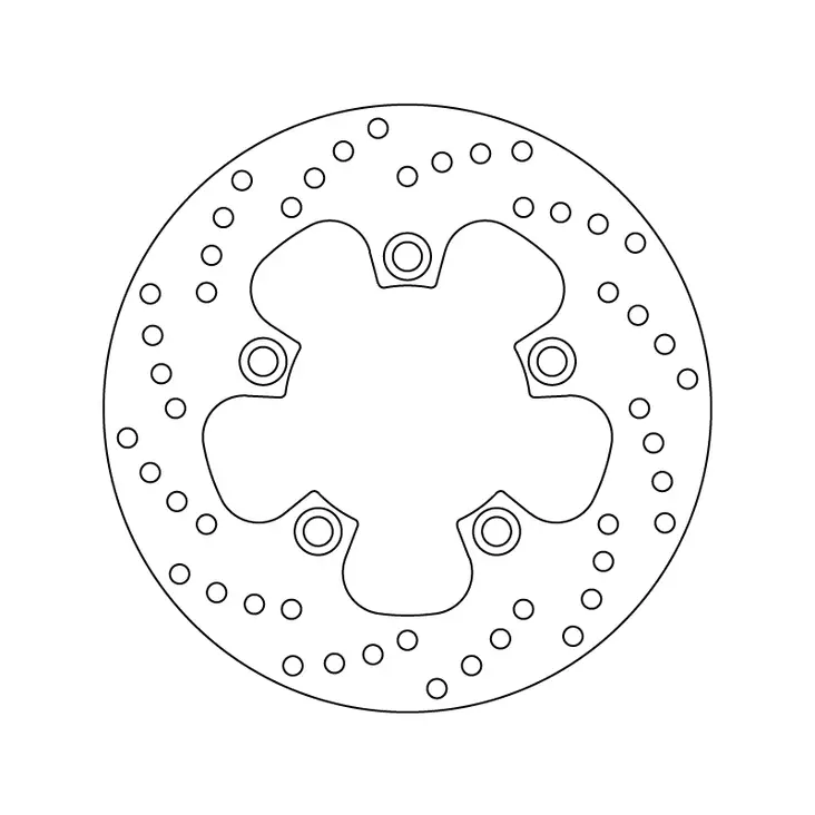 Brembo Jarrulevy Serie Oro - Moottoripyörän jarrulevyt - 232-68B40744 - 1