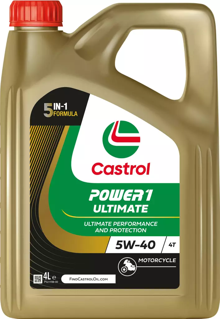 Castrol Power1 Ultimate 4T 5W-40 4 L (4) - 4-T Moottoriöljyt - 55-4010-004 - 1