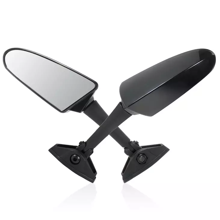 CHAFT RETRO SPORT SERIE katepeilit, musta - Moottoripyörän peilit - IN314 - 1