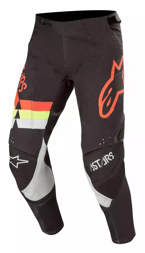 Crossihousut Alpinestars Techstar Venom, musta/pun/kelt - Crossihousut - D271804 - 1