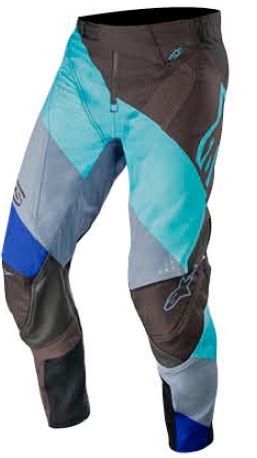 Crossihousut Alpinestars Techstar Venom, musta/turkoosi - Crossihousut - D247774 - 1