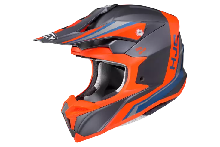 Crossikypärä HJC i50 Flux MC6SF, musta/oranssi - Crossikypärät - 630-22004 - 3