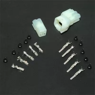 Electrosport 4-napainen neliönm. vesitiivis liitinsarja Kirkas - Muut sähköosat - 110-10-0154 - 1