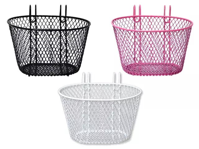 Etukori CAVO 12-16 " valkoinen/pinkki/musta - Polkupyörän tavarakorit - 48-704 - 1