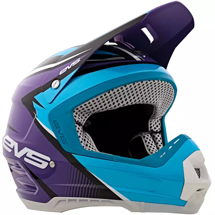 EVS kypärä Vortek T5 GP (liila/ sini/ valk) - Crossikypärät - 642-3106-4 - 2