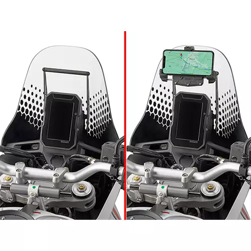 Givi FAIR. UPP.BRACK. DUCATI DESERT X 93 - Moottoripyörän tuulisuojat - 323-FB7414 - 1