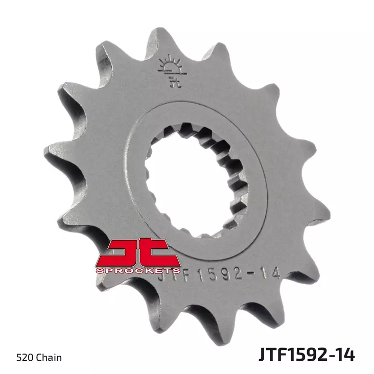 JT Eturatas JTF1592.14 - Moottoripyörän eturattaat - 274-F1592-14 - 1