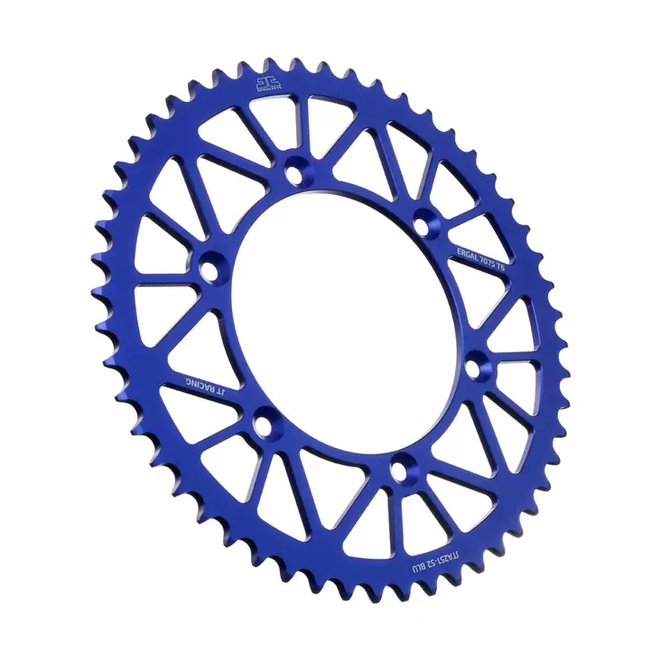 JT Takaratas Alumiini 7075 T6 Sininen JTA251.52BLU - Crossipyörän takarattaat - 274-A251-52-4 - 1