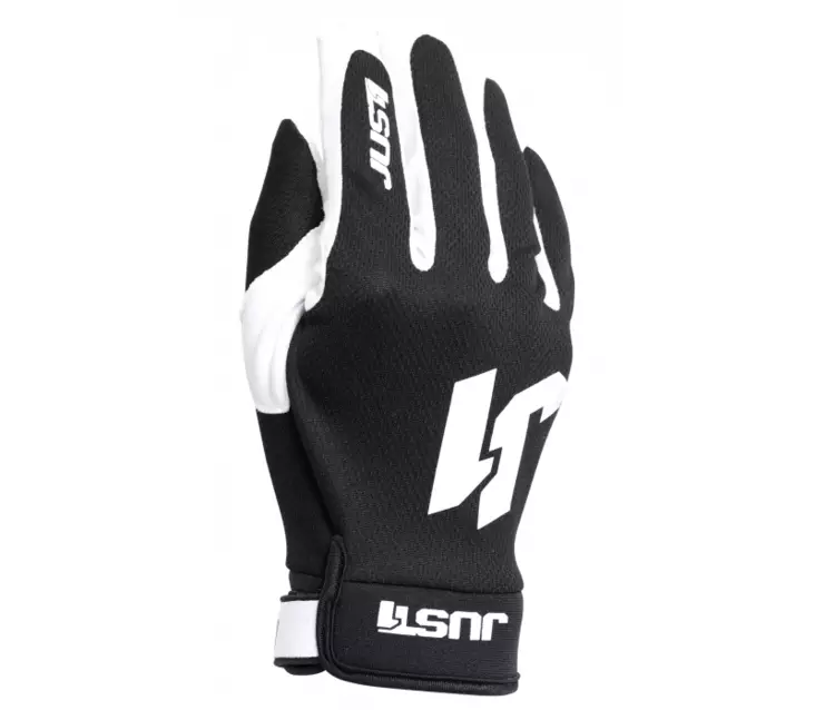 Just1 Crossihanska Nuorten J-Flex 2.0, musta/ valkoinen - Lasten crossihanskat - 605-232024 - 2