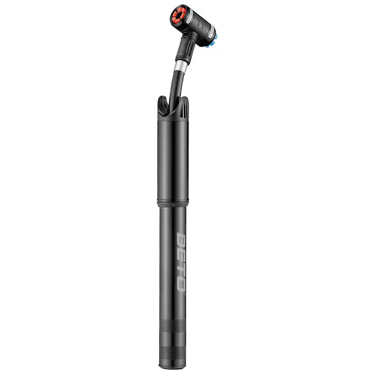 Käsipumppu BETO, EZ-003A, teleskooppi, letkulla tuplapää - Polkupyörän pumput ja osat - 60894 - 1