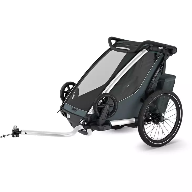 Lastenkuljetusperäkärry THULE Chariot Cross 2 single, Faded Khaki - Polkupyörän lastenistuimet ja kärryt - 10201034 - 1