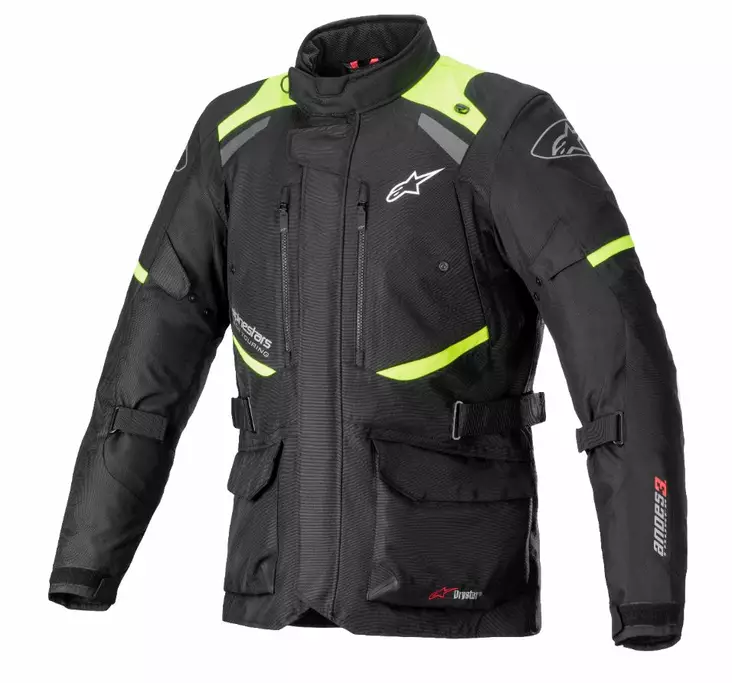 MP ajotakki Alpinestars Andes V3 Drystar, musta/keltainen - MP Ajotakit - D398174 - 1