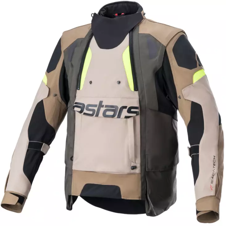 MP ajotakki Alpinestars Halo Drystar, khaki/hiekka - MP Ajotakit - D398264 - 1
