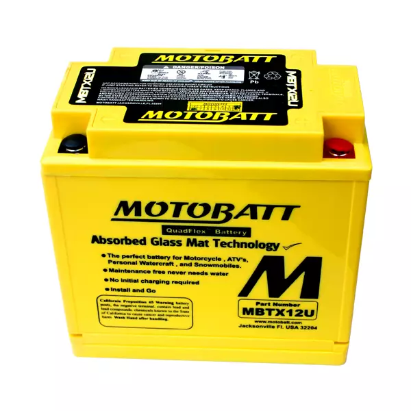 Motobatt akku, MBTX12U - Motorbattin akut - 14-514 - 1