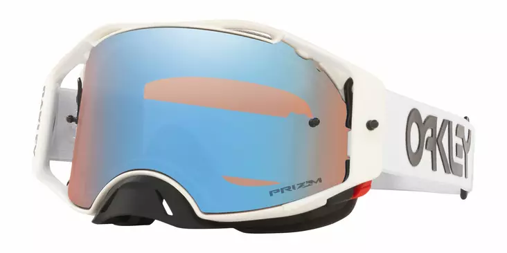Oakley Goggles Airbrake MX Factory Pilot white prizm mx sapphire prizm iridium - Crossilasit - 670-7046-94 - 1
