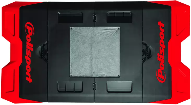 Polisport Bike Mat varikkoalusta punainen 180cmx99cm - Varikkotuotteet ja nostimet - 17-8982200004 - 1