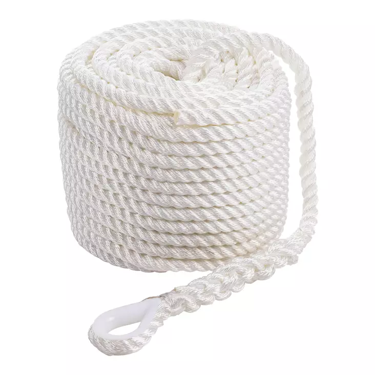 Qvarken Ankkuriköysi Classic koussilla 16mm 40m valkoinen - Veneen ankkurointiköydet - 102-02-0004 - 1
