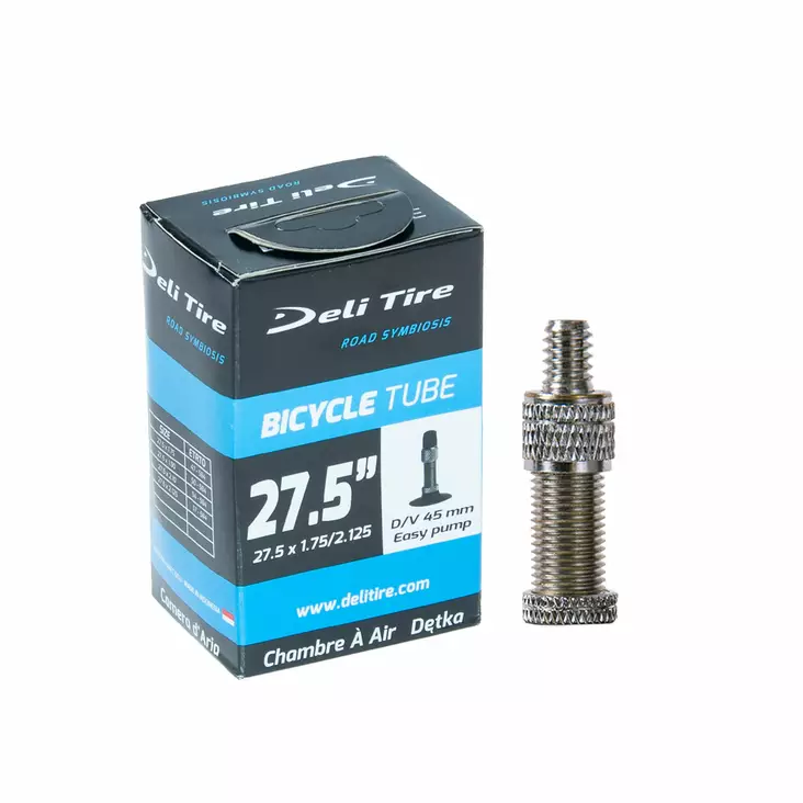 Sisärengas 27,5" DELI, 47/57-584, pikaventtiili 45 - Polkupyörän sisärenkaat - D-011264 - 1