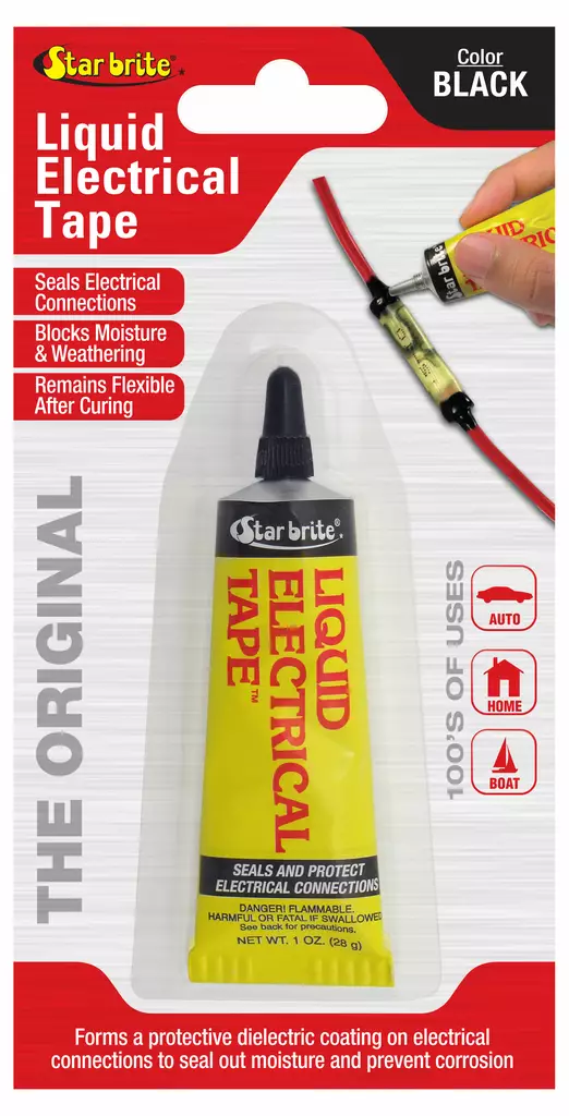 Star brite Nestemäinen sähköteippi musta 28g - Veneen huoltotuotteet - 136-84154 - 1